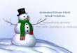 Animated Winter Math Word Problems