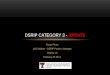 DSRIP CATEGORY 3 -  Update