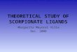 Theoretical study of  Scorpionate LigandS