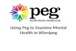 Using Peg to Examine  M ental  H ealth  i n Winnipeg