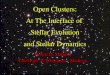 Open Clusters: At The Interface of  Stellar Evolution and Stellar Dynamics