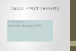 Classic  French Desserts