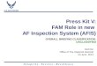 Press Kit V: FAM Role in new  AF Inspection System (AFIS)