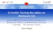 G-Confid: Turning the tables on disclosure risk