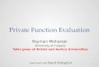 Private Function Evaluation