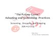 “The Future Game”  Adapting and Combining  Practices