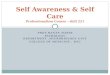 Self Awareness & Self Care Professionalism Course - skill 221