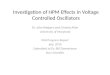 Investigation of HPM Effects in Voltage  Controlled  Oscillators