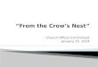 “From the Crow’s Nest”