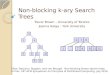 Non-blocking k- ary  Search Trees
