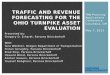 Traffic and Revenue Forecasting for the Ohio Turnpike Asset Evaluation