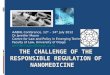 The challenge of the responsible regulation of  nanomedicine