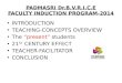 PADMASRI  Dr.B.V.R.I.C.E FACULTY INDUCTION PROGRAM-2014