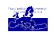Fiscal policy and sovereign debt crisis in the EU