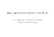 The Politics of Protest [week 4]