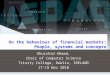 On the behaviour of financial markets: People, systems and concepts