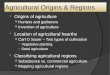 Agricultural Origins & Regions