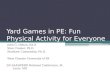 Yard Games in PE: Fun Physical Activity for Everyone