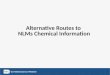 Alternative Routes to  NLMs  Chemical Information