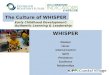 The Culture of WHISPER