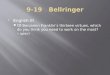 9-19    Bellringer