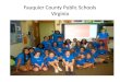 Fauquier County Public Schools Virginia