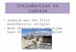 Introduction  to Judaism