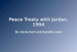 Peace Treaty with Jordan, 1994
