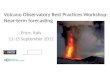 Volcano Observatory Best Practices Workshop: Near-term forecasting