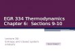 EGR 334 Thermodynamics Chapter 6:  Sections 9-10