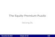 The Equity Premium Puzzle