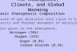 The Atmosphere, Climate, and Global Warming