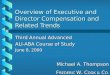 Overview of Executive and Director Compensation and Related Trends