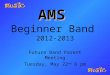 AMS Beginner Band 2012-2013
