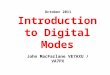 Introduction to Digital Modes