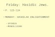 Friday: Hasidic Jews