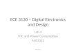 ECE 3130 – Digital Electronics and Design