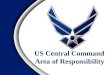 US Central Command Area of Responsibility