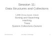 Session 11:  Data  Structures and Collections