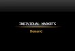 Individual Markets