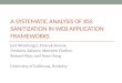 A Systematic Analysis of XSS Sanitization in Web Application Frameworks