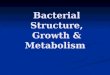 Bacterial Structure, Growth & Metabolism