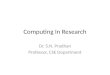 Computing In Research
