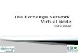 The Exchange Network  Virtual Node 5/30/2012