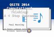 QSITE 2014 Computational Thinking: A 4 Step Process