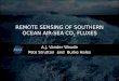 REMOTE SENSING  OF SOUTHERN OCEAN AIR-SEA CO 2 FLUXES