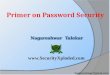 Primer on Password Security
