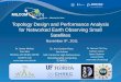 Topology Design and Performance Analysis for Networked Earth Observing Small  Satellites