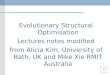 Evolutionary Structural Optimisation Lectures notes modified