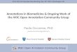 Annotations in Biomedicine &  Ongoing Work of the W3C Open Annotation Community Group